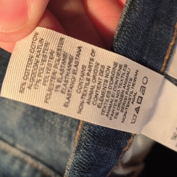 sac908🍀Lucky Brand Sweet Crop Size 10 w/ 25.5" Inseam Denim Jeans - Picture 6 of 7